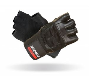 MADMAX Fitness rukavice PROFESSIONAL BLACK