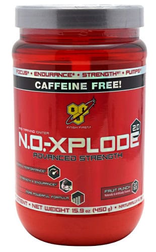 BSN N.O.-XPLODE CAFFEINE FREE 2.0 NEW