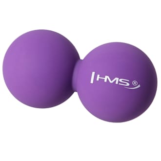 N�h�ad - Dvojit� mas�na lopti�ka HMS BLC02 fialov� - Lacrosse Ball