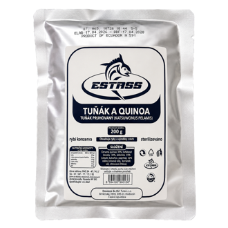 Estass Tuniakový šalát s quinoou 34 % 200 g Estass Tuniakový šalát s quinoou 34 % 200 g