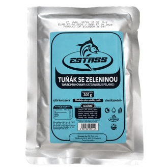 Estass Tuniakov� �al�t so zeleninou 34 % 200 g