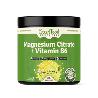 GreenFood Magnesium Citrate + Vitam�n B6