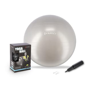 N�h�ad - Gymnastick� lopta HMS YB01N 65 cm siv�