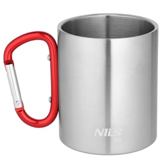 N�h�ad - Kempingov� hrn�ek NILS Camp NC17110 s karab�nou 300ml �erven�