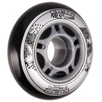 N�h�ad - KOLIESKA NILS EXTREME PU 72x24 �IERNE (4KS)