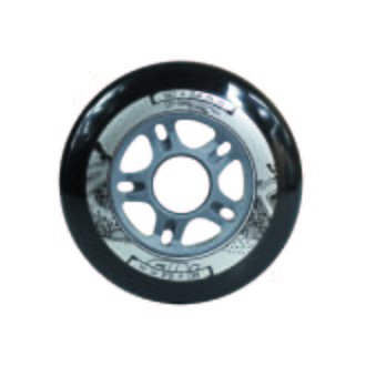 KOLIESKA NILS EXTREME PU 90x24 �IERNE (4KS)