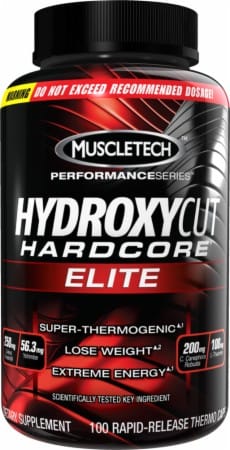 MUSCLETECH HYDROXYCUT HARDCORE ELITE