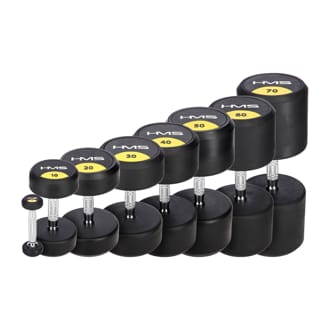 Pogumovaná jednoručná činka HMS HG Pro 10 kg Pogumovaná jednoručná činka HMS HG Pro 10 kg