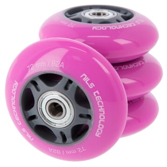 N�h�ad - PU kolieska s lo�iskami NILS EXTREME 72x24mm ABEC 7 ru�ov�