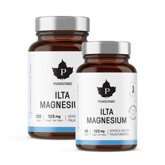 Puhdistamo Night Magnesium 120 kaps�l + 60 kaps�l GRATIS