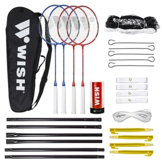 S�prava na bedminton ALUMTEC 5566 �erveno-modr�