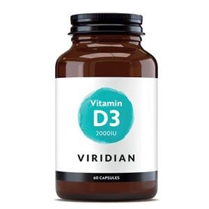 Viridian Vitam�n D3 2000IU 60 kaps�l